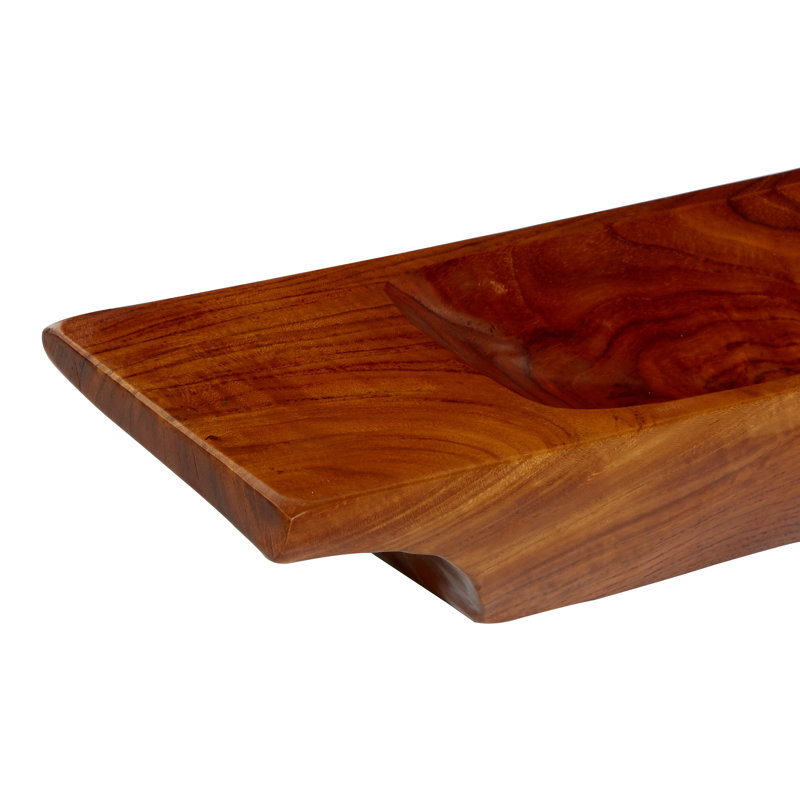  Wood 2 Piece Vanity Tray Set