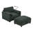 38" Single Sofa With Storage Ottoman-422417817