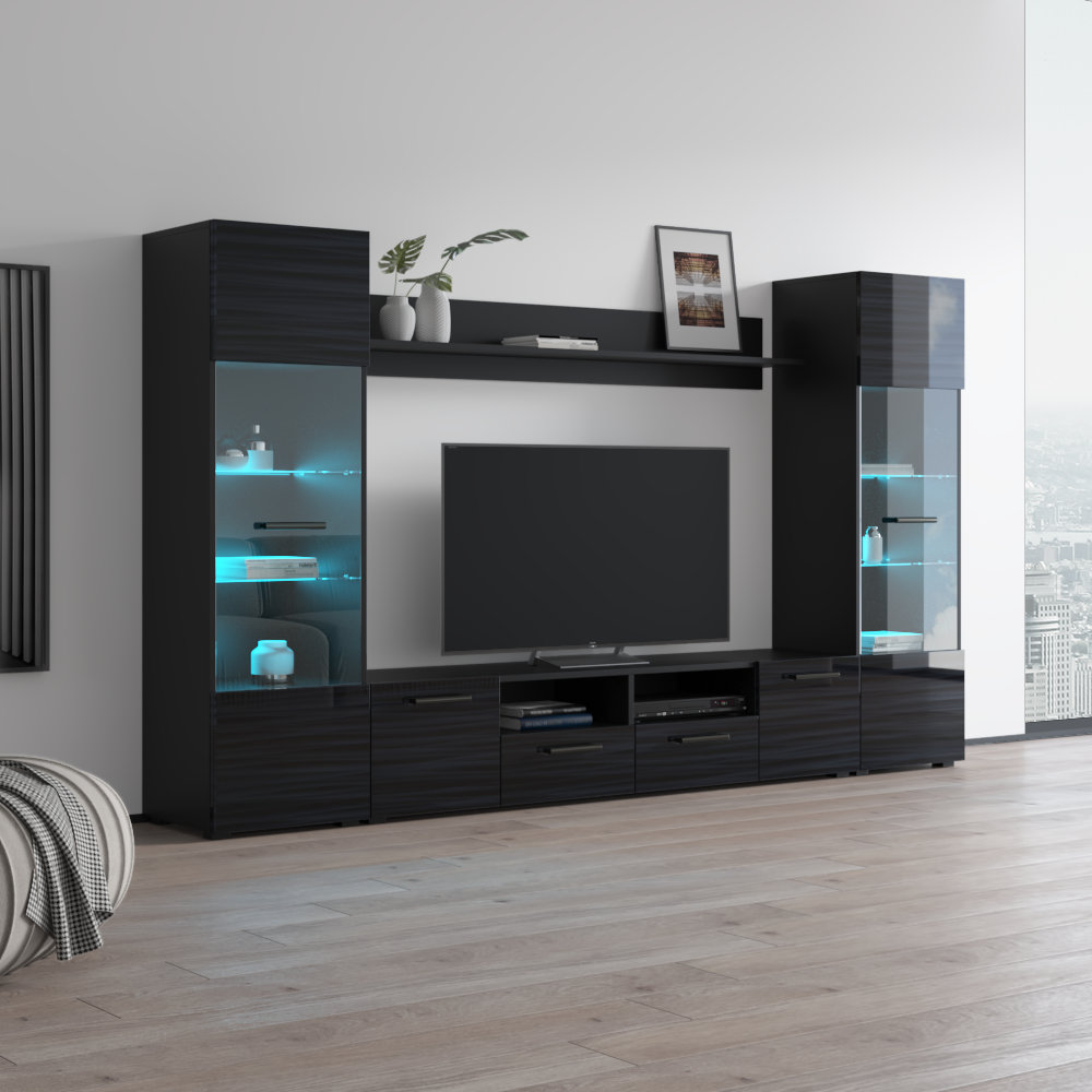 Brayden Studio® Pratiksha Entertainment Center for TVs up to 65 ...