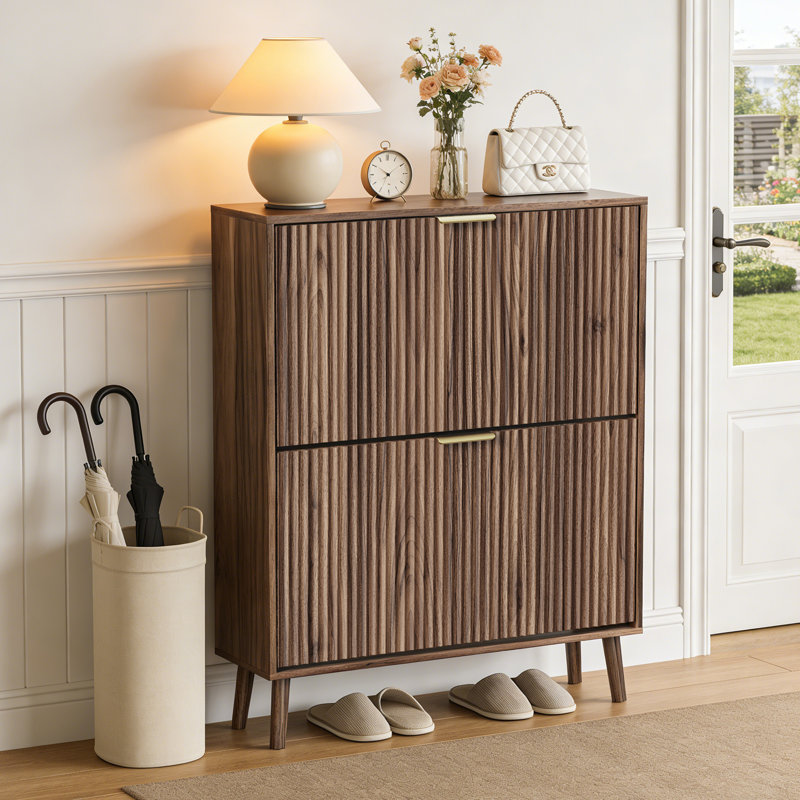 Armoire de rangement pour chaussures 16 paires