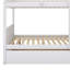 Lit superposé en bois double avec lit gigogne simple, garde-corps et échelle - convertible en deux lits-1203666054