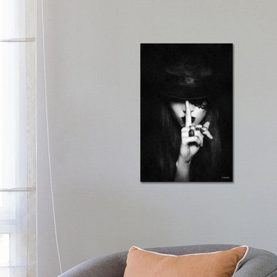 Don'T Tell by Underdott Art - Wrapped Canvas Print
