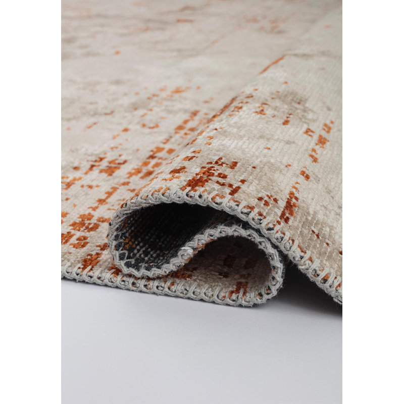 Rapture Abstract Area Rug, Square 9'10"