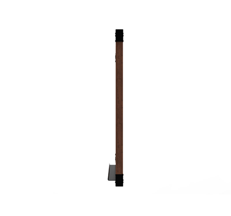 Tableau blanc Ghent Prest, 26,25 po x 38,25 po, Bois caramel