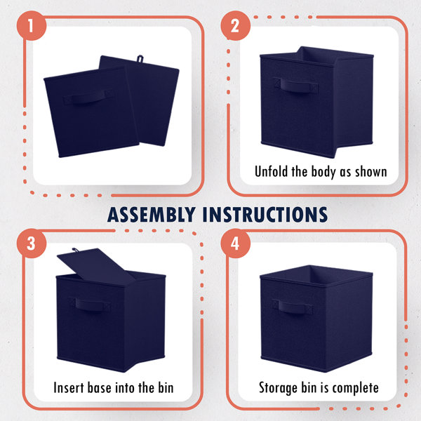 Rebrilliant Cardboard / Paper Storage Bin & Reviews | Wayfair