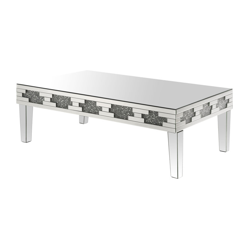 Jale Rectangle Coffee Table in Mirrored