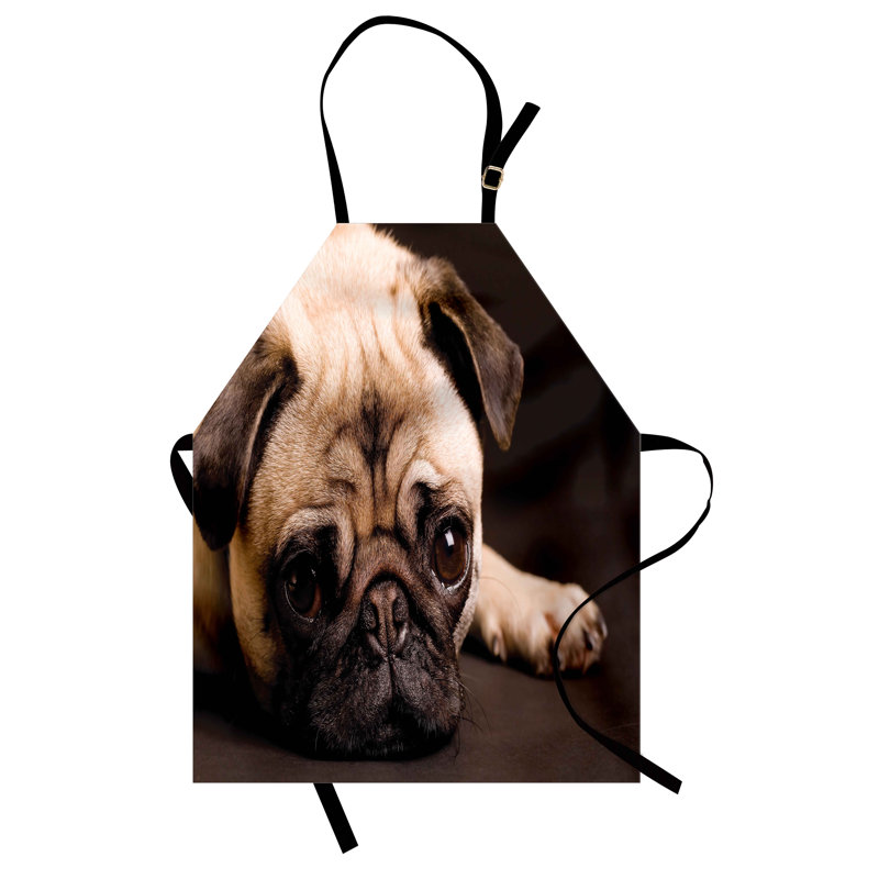 No Pattern Bib Apron