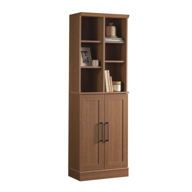 Versatile Storage Cabinet with Adjustable Shelves and Brown Finish for Organized and Stylish Home Use, Brown