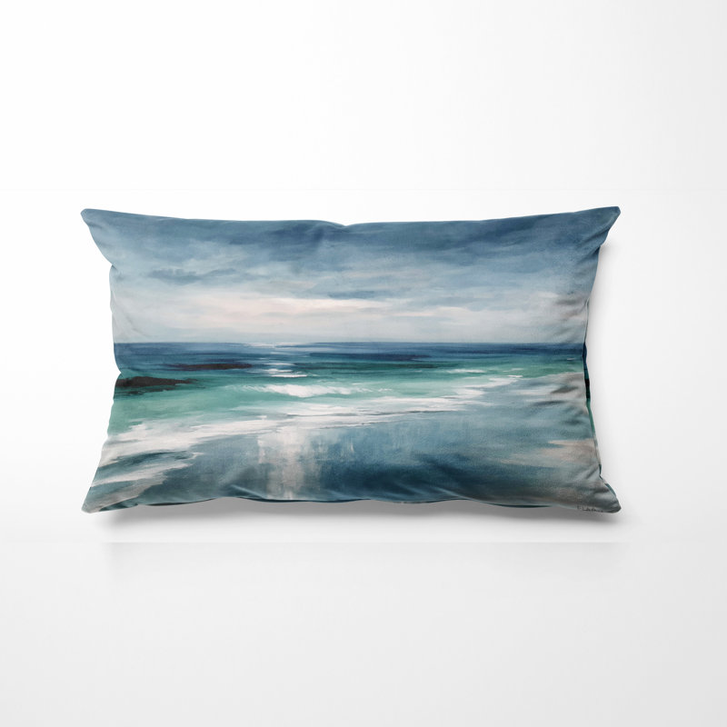 Coussin décoratif Coastal Waves, H 12 po x l 20 po