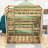 Wood Triple Bunk Bed With Two Built-In Ladders And Guardrails-1936911152