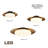 Haines Glass LED Flush Mount-1194966224