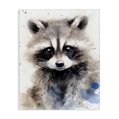 Art mural sur toile Woodland Nursery Raccoon par Franklyn Gregory bp-478_CN