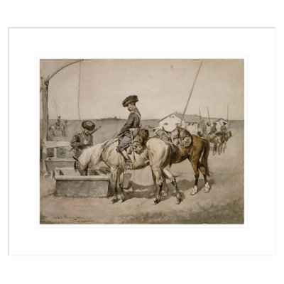 An Amoor Cossack by Frederic Remington -Framed Giclee Print