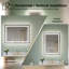 Miroir de salle de bain mural 24 po x l 32 po avec interrupteur tactile, mémoire et antibuée