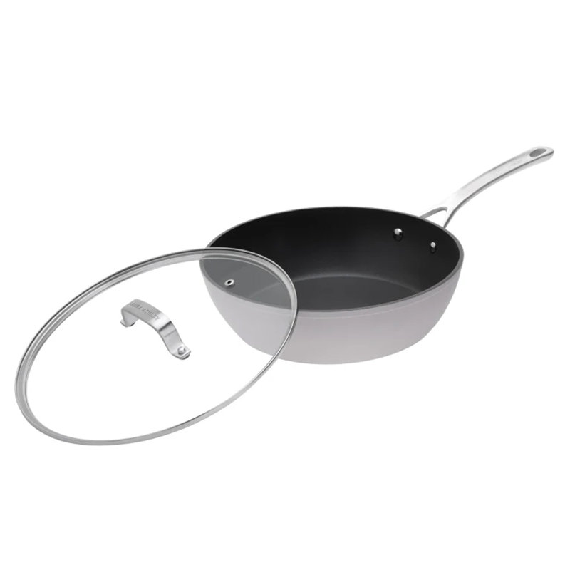 Aluminum Non-Stick Frying Pan, Dark Dove Grey