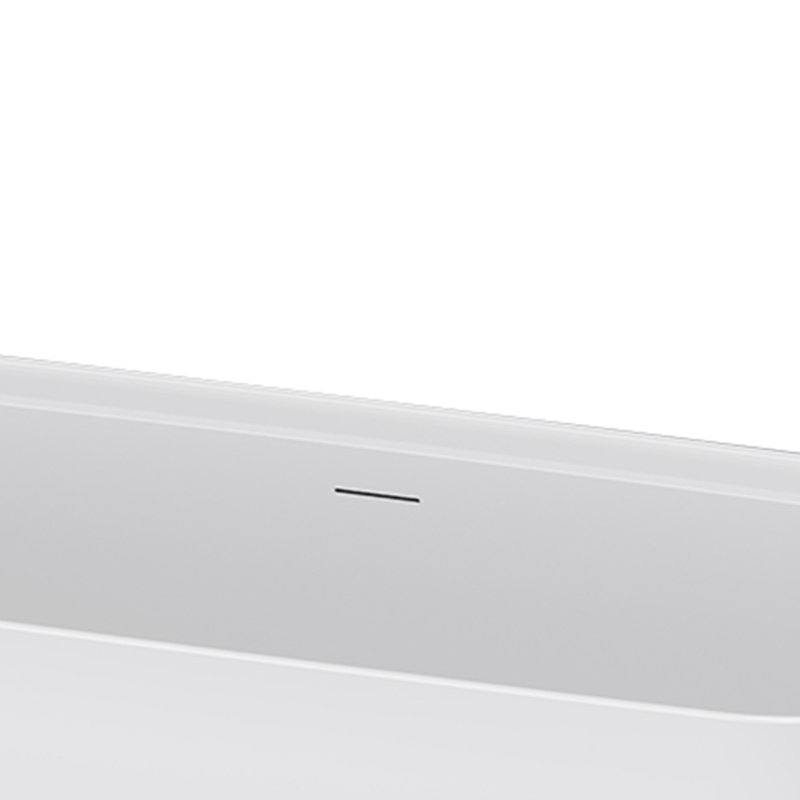 Panya 63'' x 31.5'' Soaking Acrylic Bathtub, White