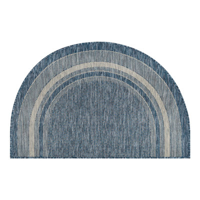 Tapis intérieur / extérieur bleu Swanee