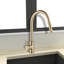 Robinet de cuisine tactile avec douchette extractible noir mat-63682692