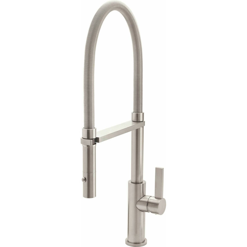 Corsano Kitchen Faucet, Satin Nickel