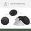 Tente Outsunny Pop Up (poteaux inclus)-109589735