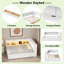 Lit de jour multiple avec tablettes de rangement, USB, DEL et 2 tiroirs-1040102080