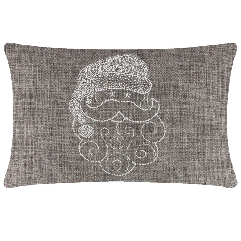 Coussin Sparkles Home Conception de Noël des Fêtes | Insertion de plumes | Lavable à la machine, Brun