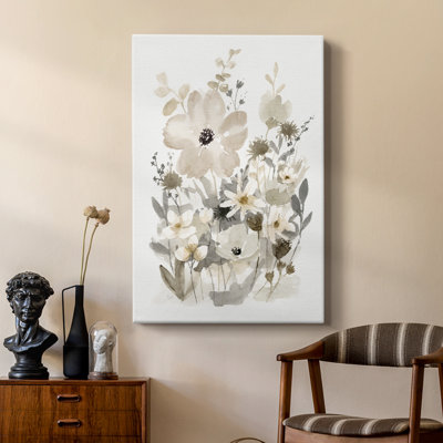 Neutral Nature I -Custom Wrapped Gallery Cavas