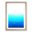 Shades of Blue in Abstract - Picture Frame Graphic Art Print-55762260-55762261