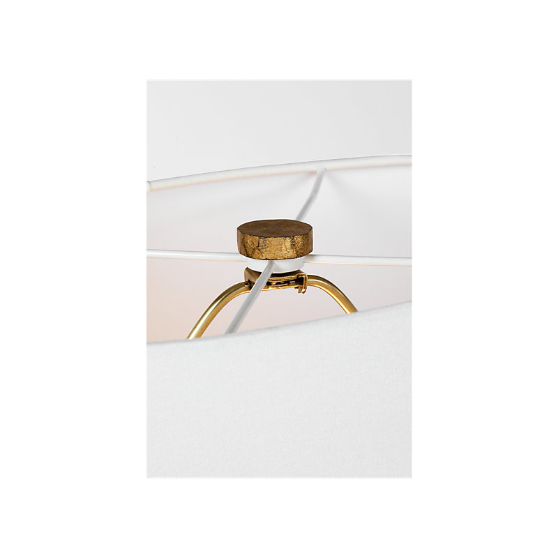 Ian K. Fowler Floor Lamp, Gilded Iron