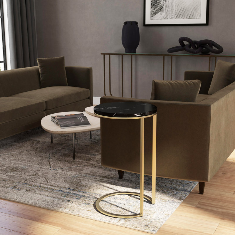 Shounderia Marble Side Table