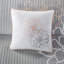Ensemble de literie réversible en coton avec coussins décoratifs gris pêche