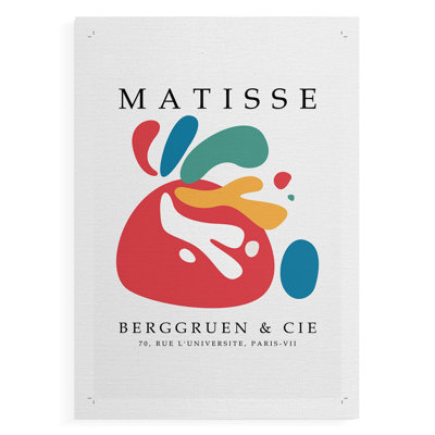 Matisse CCCXXXIX Framed Print -Canvas Print Only - NOT FRAMED