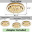 Lustre en cristal Glam-1476219329