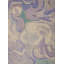 Abstract Area Rug in Gray/Violet
