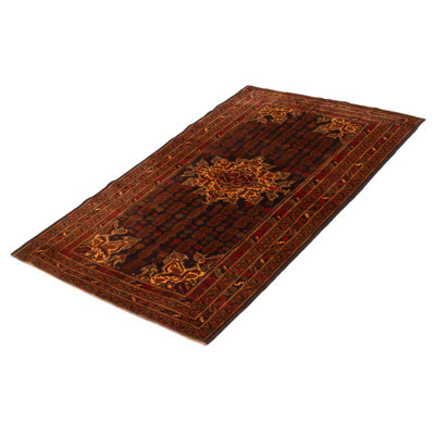 Teimani Black Rug 3'8" x 6'7"