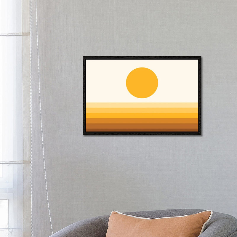 Print on Canvas, 45.72 cm H x 66.04 cm W, Black Framed