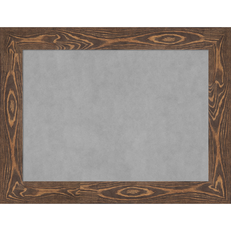 Tableau magnétique encadré brun pont, H 26 po x l 34 po