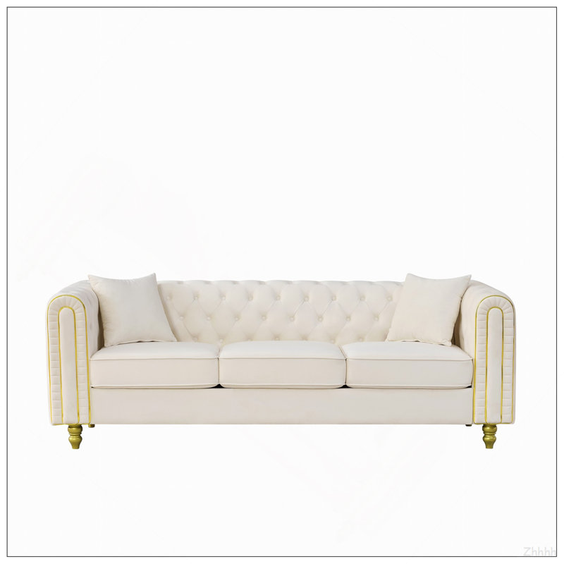 Canapé moderne 3 places + 3 places, canapé 3 + 3 places Comfy Velvet