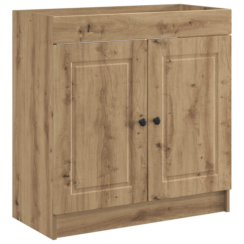 56cm Bathroom Vanity Base Only, Artisan Oak