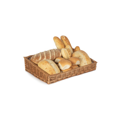 Willow Flat Display Tray Basket
