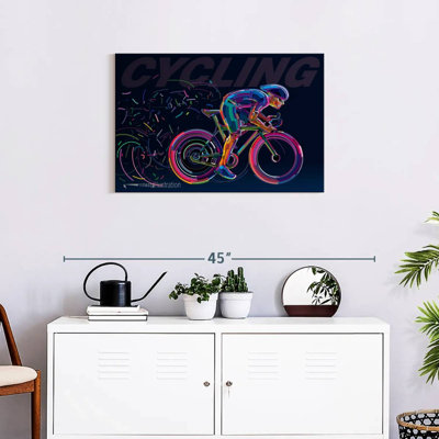 Sirci abstrait à vélo