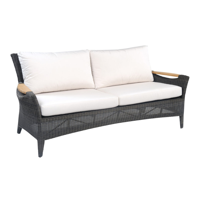 Culebra Outdoor 2 - Seat Loveseat, Canvas Rain, Culebra Textured Charcoal