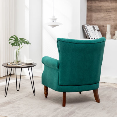 Johnathan 29'' Wide Velvet Wingback Chair