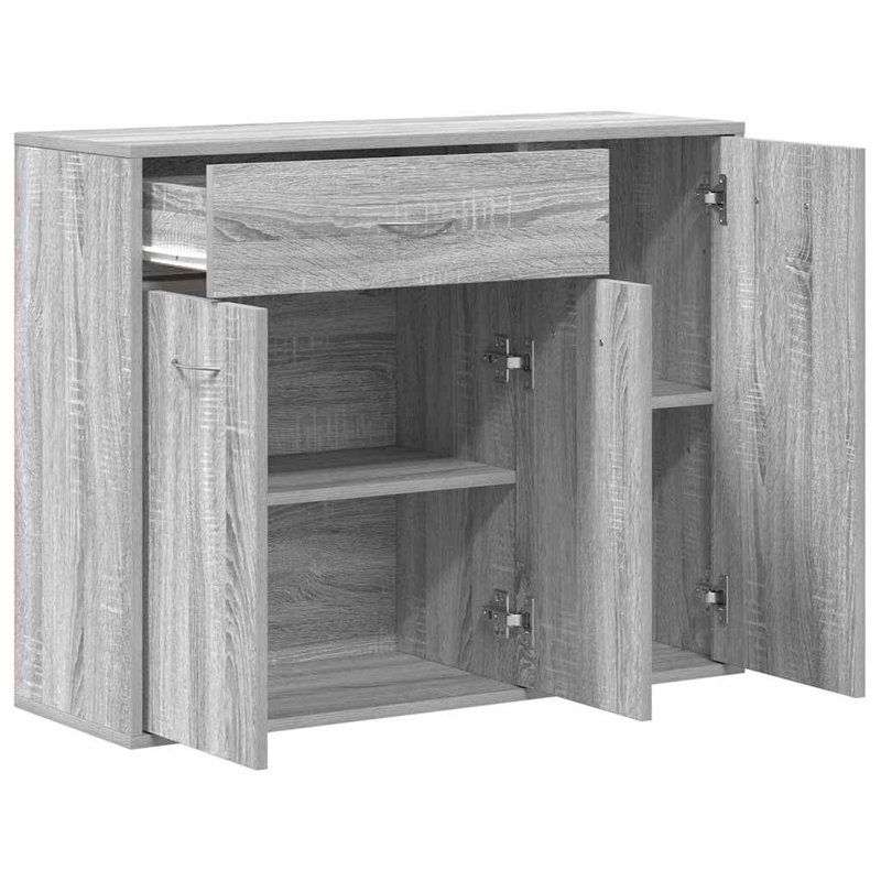 Attalus 88cm Sideboard, Grey Sonoma