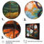 «Richana Orange and Brown Branches In Window I», reproduction sur toile-88525494-88525492