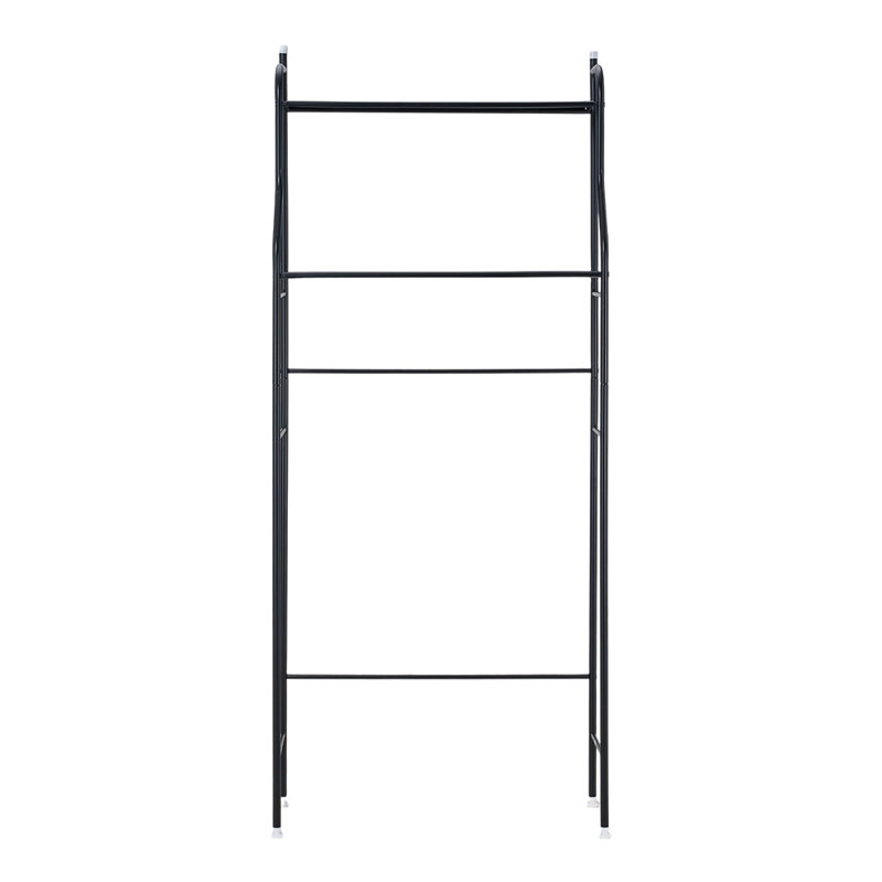 Steel Freestanding Bathroom Shelves, Black