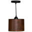 Luminaire suspendu cylindrique ovale 8 po Hayashi
