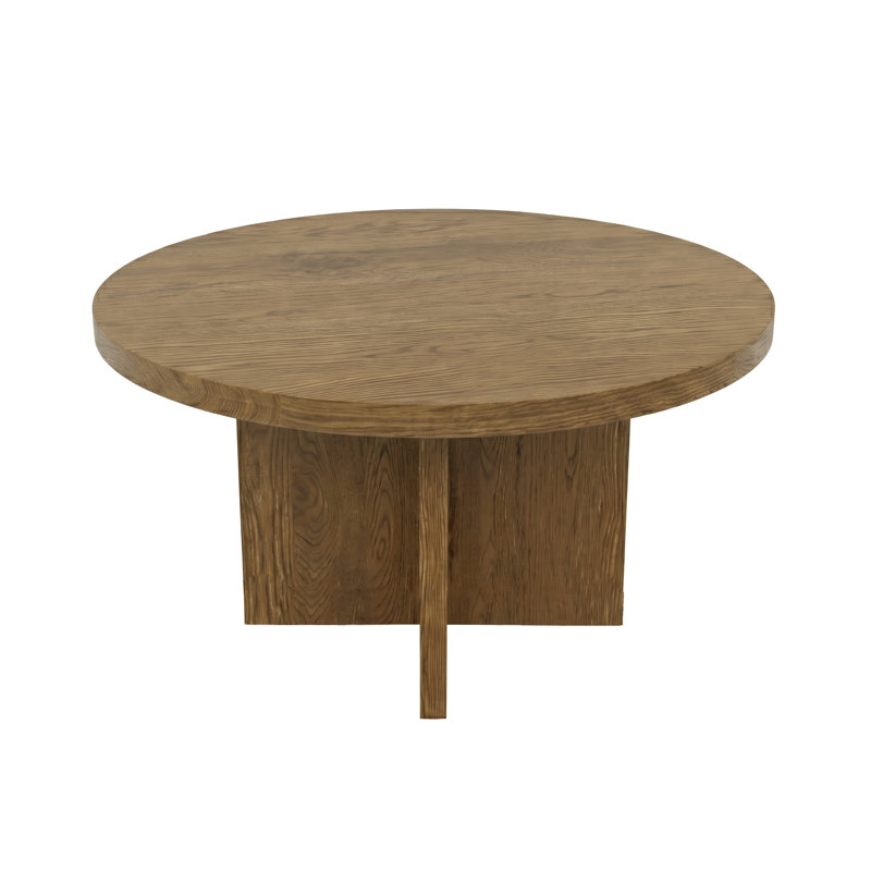 Table ronde Crosby, chêne, Oak