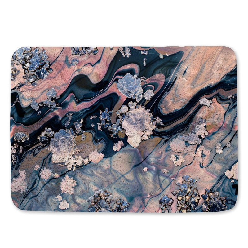 Behre Microfiber / Microsuede Bath Mat, 17"W x 24"L