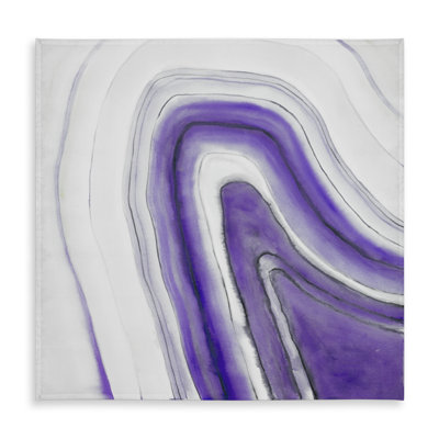 Purple Round Geode Tablecloth - Indoor/Outdoor Home Decor